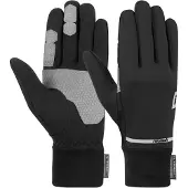 Reusch Gants de sport gris / noir