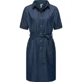Ragwear Robe-chemise 'Rozyna' bleu foncé