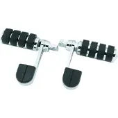 Kuryakyn Iso Kur8075 Footpeg Adapter Plate Argenté
