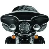 Kuryakyn Dragon Wing Harley Davidson Flhtc 1690 13 Side Deflectors Noir