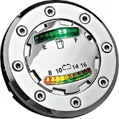 Kuryakyn Informer Kur7282 Fuel Tank Cap Argenté
