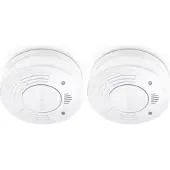 Alecto Sd1010 2x Détecteur De Fumée White