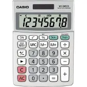 Casio Ms-88 Eco Calculator Argenté