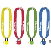 Masterlock Cadenas + chaîne MasterLock 40mm 90cm, couleur