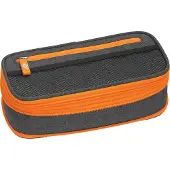 Wedo 24244066 Etui à crayons NEON Stretch avec rabat intérieur, orange fluo
