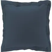 Douceur D`Interieur Taie d'oreiller en percale de coton, Housse de coussin avec bordure décorative (63 x 63 cm)