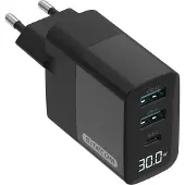 Sitecom Chargeur Multiports Usb-a / Usb-c Led 30 W Pd Noir (ch-1001)