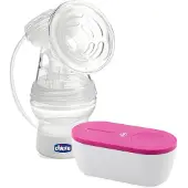 Chicco Tire-lait rose de voyage 1 pièce