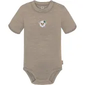 Normani Barboteuse / body beige / blanc
