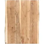 vidaXL Plan de toilette en bois d'acacia massif 80x52x3.8 cm