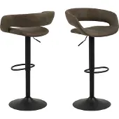 Actona Tabouret de bar (lot de 2) GRACE