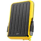 Silicon Power Disque dur externe A66 5000 Go Noir. Jaune