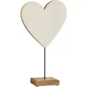 J-Line Coeur sur pied mang bs bla large