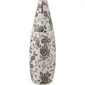 J-Line Vase zen porcelaine blanc/noir