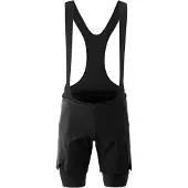 Gonso - Short de vélo pour hommes, modèle Essential Shorts 2 en 1, taille M, couleur noire