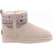 Warmbat Bottes Warmbat Femme Wallaby Suede Woven Print Blush-Taille 38