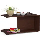 Akord Table basse Margo wenge avec plateau en laminé résistant aux rayures 90 cm