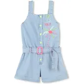 Billieblush U20847 Sleeveless Overall Bleu 4 Years Fille
