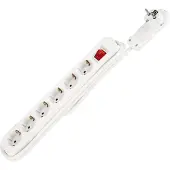 REV Smart 6 Fold Power Strip 2 M Blanc One Size / EU Plug 220V