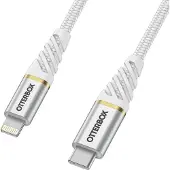Otterbox Premium Cable USB C-Lightning 1M USB-PD, Cloud Sky White