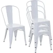 MCW Chaise -A73 Métal (lot de 4)