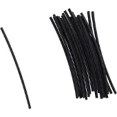 Xlc Gaine thermorétractable 4,8/100mm Réduction de 4,8-2,4mm, noir (paquet de 50)