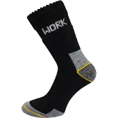 Normani Chaussettes 'Work Wool' jaune / gris / noir