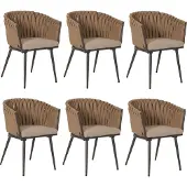 MCW Chaise de salle à manger -N38 (lot de 6)