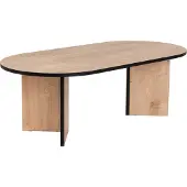 Skye Decor , Sable - Sapphire Oak, Black, Couchtische, Saphir-Eiche, 119 x 40 x 60 cm