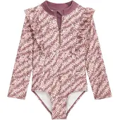 Playshoes Maillot de bain lavande / cyclamen / rouge / blanc