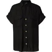 Vero Moda Chemisier 'VMBumpy' noir