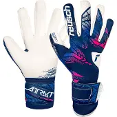 Reusch Gants de sport 'Attrakt Re:Grip' bleu / rose / blanc
