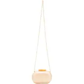 NAEMI Pochette pêche / blanc perle