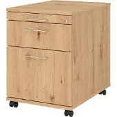 Hammerbacher Caisson roulant 58cm,1tiroir,1HR,serrure BS Asteich (42.80 x 58 x 59 cm)