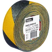 TESA Ruban adhésif antidér. extr. flexible 60 955 noir/jaune longueur 18 m. largeur 5