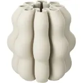 J-Line Vase naos ceramique beige small