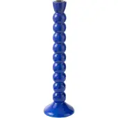 J-Line Bougeoir bois de manguier bleu