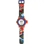 Super Mario Montre digitale avec projection Mario Kart