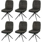 MCW Chaise de salle à manger -M68 (lot de 6)