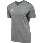 Hummel T-Shirt fonctionnel 'AUTHENTIC' pierre / noir / blanc