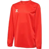 Hummel Sweat de sport canneberge / blanc