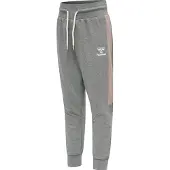 Hummel Pantalon 'Onny' gris chiné / rose pastel / blanc
