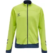 Hummel Veste de survêtement 'Lead' bleu marine / vert clair