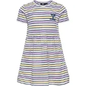 Hummel Robe bleu marine / jaune clair / rose clair / blanc
