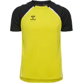 Hummel T-Shirt fonctionnel 'Lead 2.0' jaune / noir / blanc