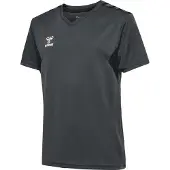 Hummel T-Shirt fonctionnel 'Authentic' gris foncé / noir / blanc