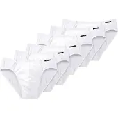 Schiesser Slip noir / blanc