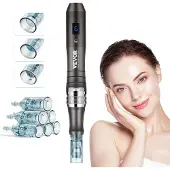 Vevor Stylo de Microneedling Visage 6 Aiguilles Jetables