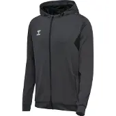 Hummel Veste de survêtement 'Authentic' anthracite / blanc