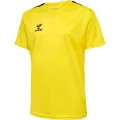 Hummel T-Shirt fonctionnel 'Authentic' jaune / noir